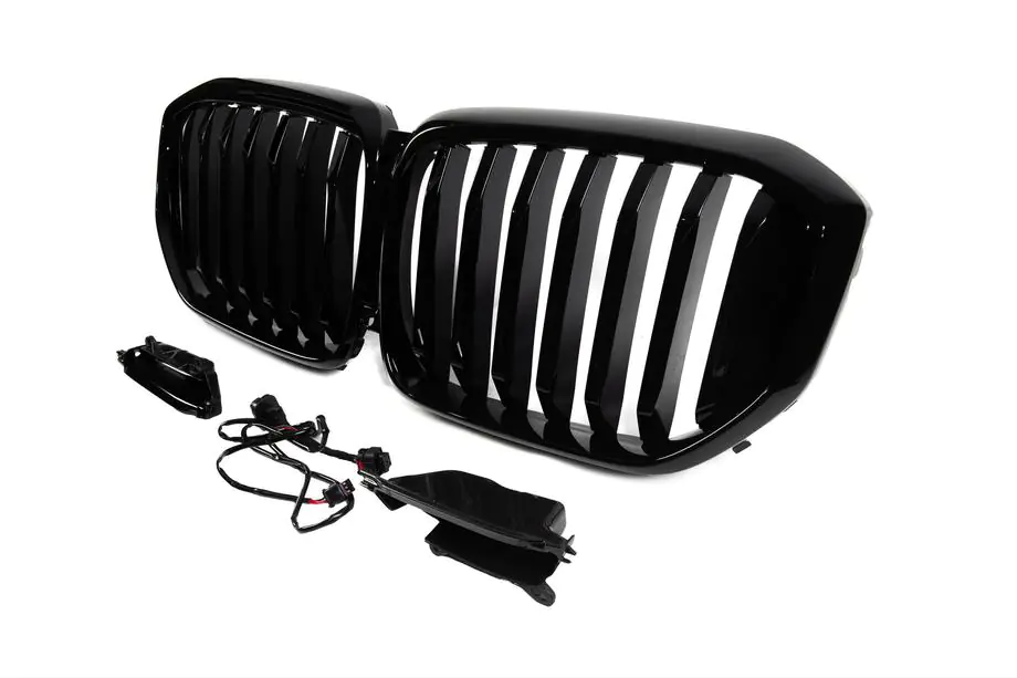 BMW X5 G05 2019–2026 Nierengrills 1 Bar LED (2019-2022, Schwarz Hochglanz) Foto 7