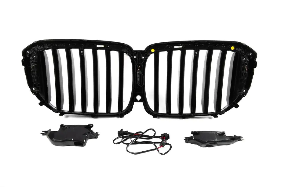 BMW X5 G05 2019–2026 Nierengrills 1 Bar LED (2019-2022, Schwarz Hochglanz) Foto 9