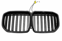 BMW X7 G07 2019- M-Look LED Nieren-Grill (2019-2022, Schwarz Hochglanz) Foto 10