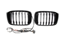 BMW X3 G01 2018- Nierengitter 1 Bar LED (2018-2021, Schwarz Hochglanz) Foto 6