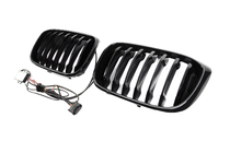 BMW X3 G01 2018- Nierengitter 1 Bar LED (2018-2021, Schwarz Hochglanz) Foto 7