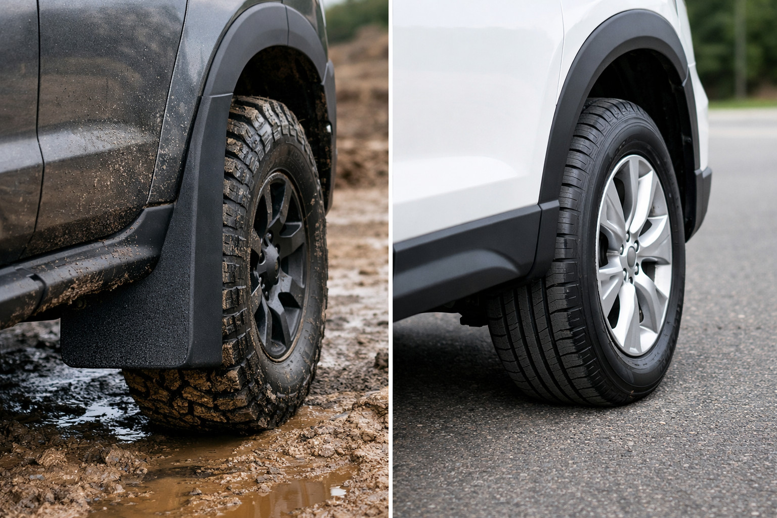 Breite Schmutzfänger für SUVs: Wann sinnvoll, wann zu viel