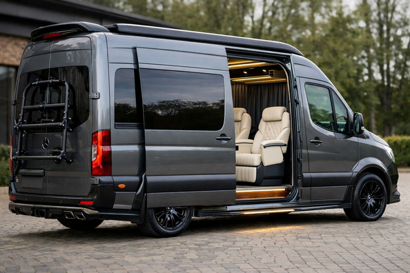 Mercedes Sprinter W907/W910: VIP-Passagierausbau ohne billigen Glanz Foto 1