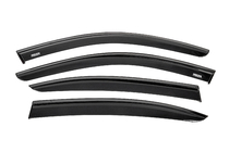 BMW 3 Series E90/E91 2005-2011 Windabweiser mit schwarzer Zierleiste Niken Luxury (4 Stk.) Foto 1