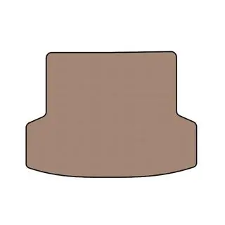 Gummierte Kofferraummatte Carsuit (SD, Beige)