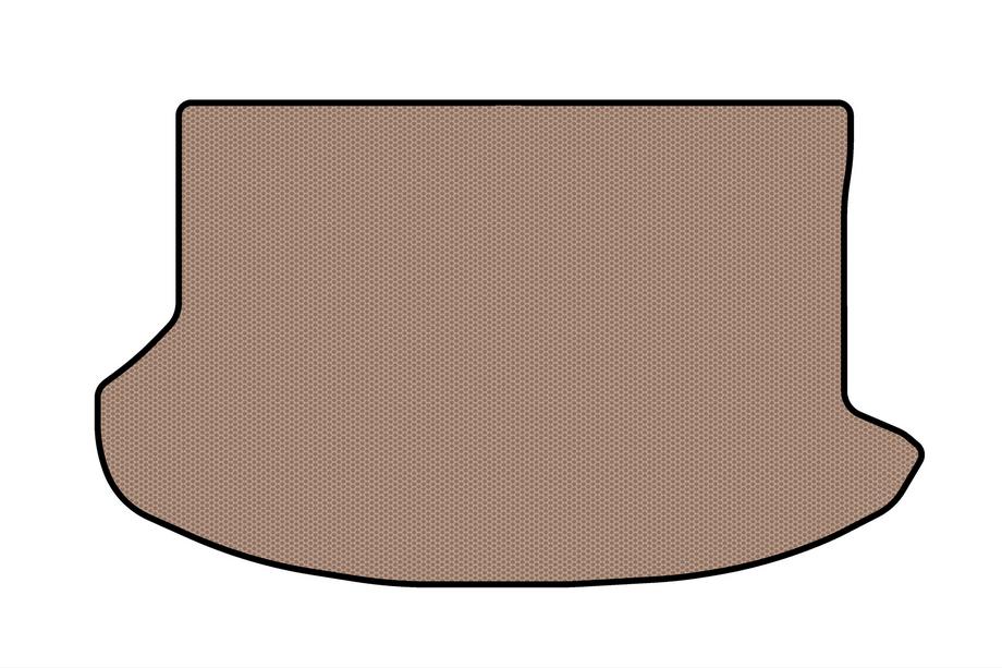 Subaru Impreza 2007-2011 Gummi-Kofferraummatte Carsuit (HB, Beige) Image