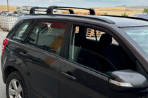 Suzuki Grand Vitara 2005-2017 Dachträger (Querträger) für Originalbefestigung Ecem V3 (2 Stk) Schwarz, 110 cm Foto 3