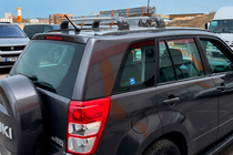 Suzuki Grand Vitara 2005-2017 Dachträger (Querträger) für Originalbefestigung Ecem V3 (2 Stk) Schwarz, 110 cm Foto 5