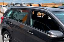 Suzuki Grand Vitara 2005-2017 Dachträger (Querträger) für Originalbefestigung Ecem V3 (2 Stk) Schwarz, 110 cm Foto 8