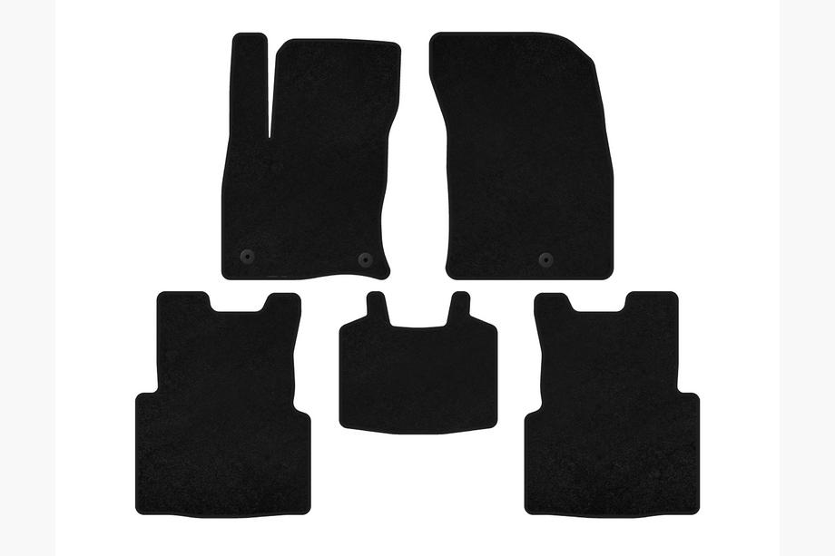 Ford Kuga/Escape 2019- Textil-Fußmatten Deluxe (für Escape, Schwarz) Image