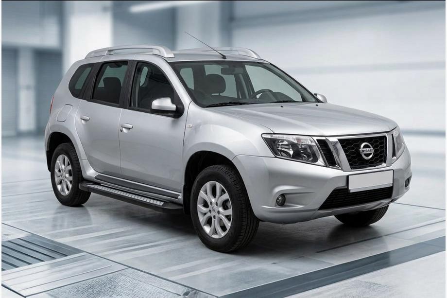 Nissan Terrano 2014- Seitenschweller Vision New Black (2 Stk., Aluminium) Foto 1