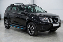 Nissan Terrano 2014- Trittbretter Maya Blue (2 Stk., Aluminium) Foto 1