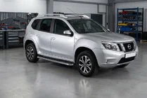 Nissan Terrano 2014- Maydos V1 Seitenschweller (2 Stk., Aluminium/Edelstahl) Foto 1