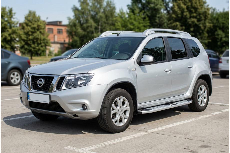 Nissan Terrano 2014- Seitenschweller Mevsim Grey (2 Stk., Aluminium) Image