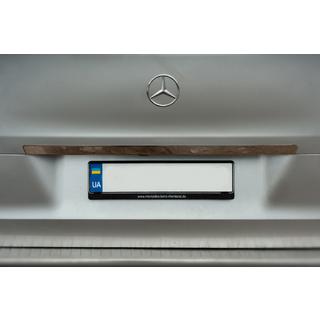 Breite Edelstahl Heckklappenleiste über dem Kennzeichen Mercedes Vito/V-class W447 2014- Foto 1