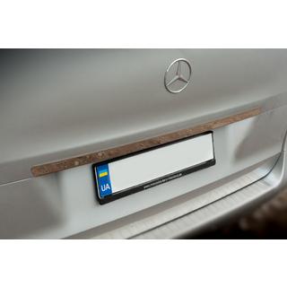 Breite Edelstahl Heckklappenleiste über dem Kennzeichen Mercedes Vito/V-class W447 2014- Foto 3