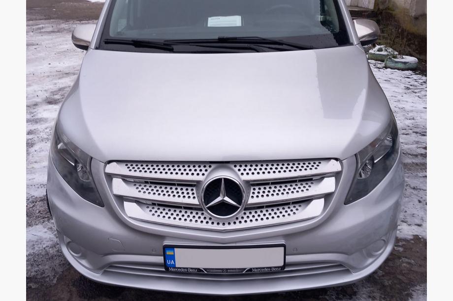 Mercedes Vito/V-class W447 2014- Grill Abdeckungen 2014-2020 (5 Stk, Edelstahl) Carmos - Türkischer Edelstahl Image