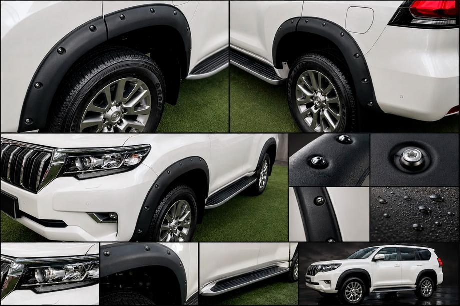 Toyota Land Cruiser Prado 150 2009-2023 Radlaufverbreiterungs-Satz (6 Stk.) Foto 1