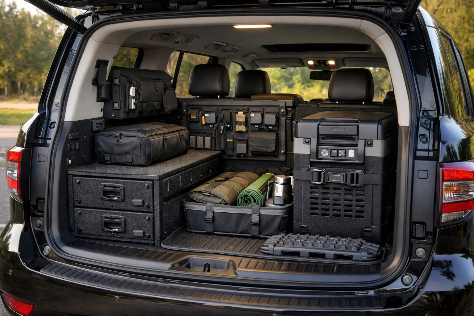 Nissan Patrol Y62: Upgrades für sauberen Kofferraum und Fernreisen