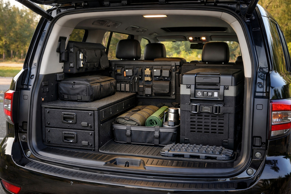 Nissan Patrol Y62: Upgrades für sauberen Kofferraum und Fernreisen