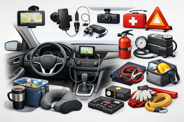 Was Sie fürs Auto für Reisen kaufen sollten, damit Sie es unterwegs nicht bereuen