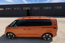 Volkswagen ID BUZZ 2022- Dachreling Schwarz (türkisches Design) Metallfüße Foto 1