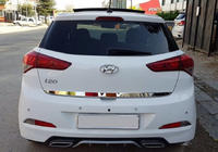 Hyundai I-20 2014-2020 Kofferraumleiste 2014-2018 Edelstahl Foto 1