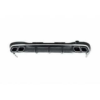 Heckdiffusor mit AMG S63 Silver Endrohrblenden Foto 1