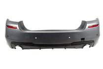 BMW 5 Series F10/F11 2010–2016 Heckstoßfänger mit M-Performance Diffusor (für F10, für beidseitigen Einzelendrohr-Auspuff) Foto 1