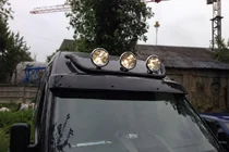 Ford Transit 2000–2014 Frontbügel Black (Edelstahl) Foto 1