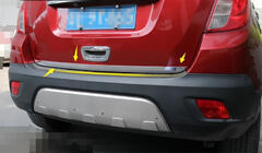 Opel Mokka 2012-2021 Kofferraumleiste Edelstahl OmsaLine - Italienischer Edelstahl Foto 2