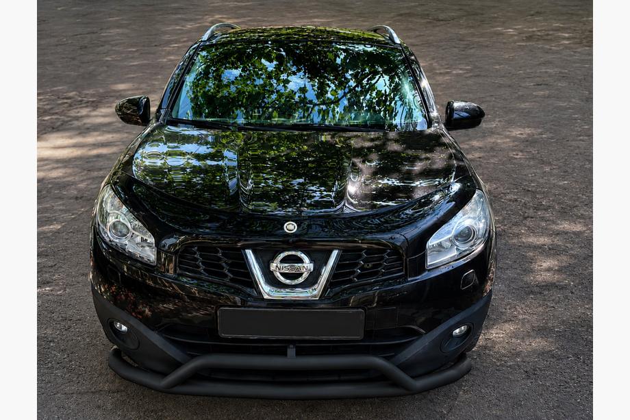 Nissan Qashqai 2007-2010 Frontschutzbügel Black (Edelstahl) Image