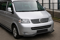 Volkswagen T5 Multivan 2003–2010 Frontschutzbügel Wave Black (Edelstahl) Foto 1