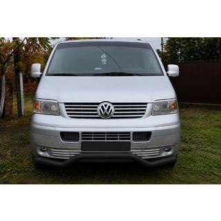 Frontschutzbügel Welle ST007 Black (Edelstahl) Volkswagen T5 Transporter 2003-2010 Foto 3