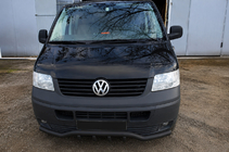 Volkswagen T5 Transporter 2003-2010 Frontschutzbügel Wellen-Grill ST007-1 Black (Edelstahl) Foto 2