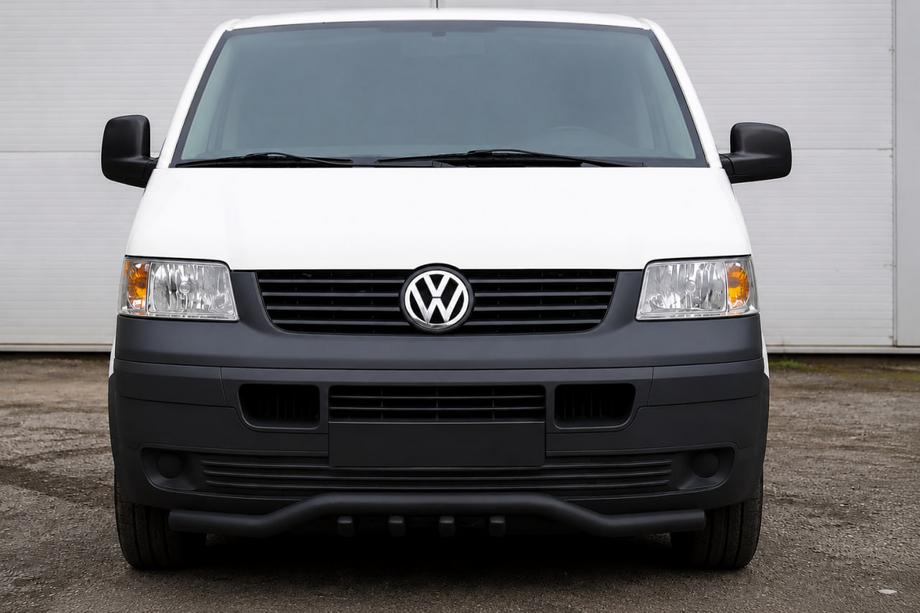 Volkswagen T5 Caravelle 2004-2010 Frontschutzbügel Wellen-Grill ST007-1 Black (Edelstahl) Image