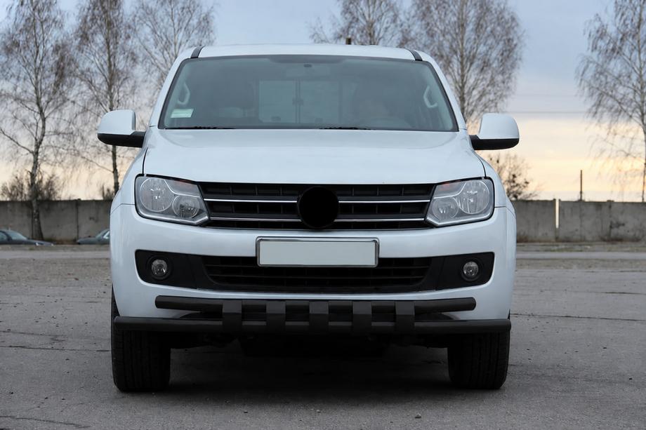 Volkswagen Amarok 2010-2022 Frontschutzbügel F3-08.7 Black (Edelstahl) Foto 3