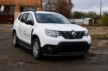 Dacia Duster 2018-2024 Frontschutzbügel F3-10 Black (Edelstahl) Foto 3