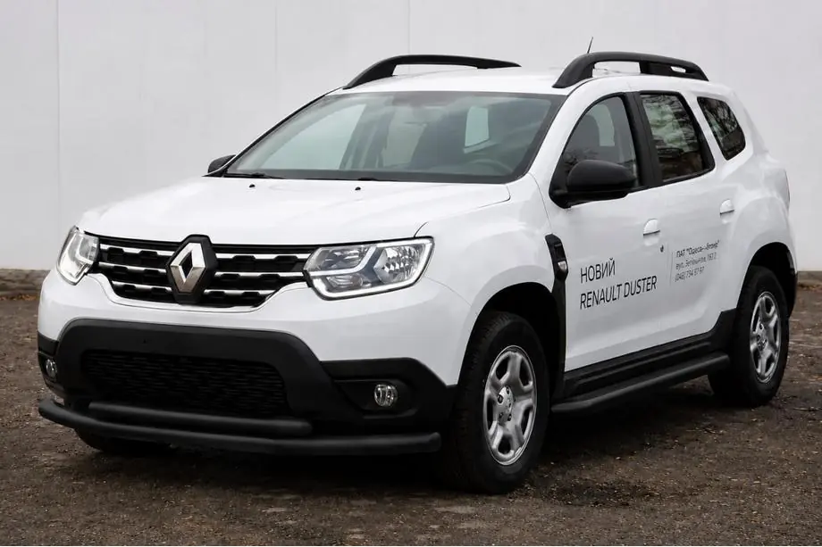 Renault Duster 2018-2024 Frontschutzbügel F3-10 Black (Edelstahl) Foto 1