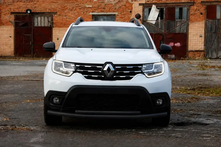 Renault Duster 2018-2024 Frontschutzbügel F3-10 Black (Edelstahl) Foto 2