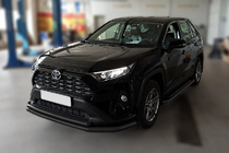 Toyota Rav 4 2019–2025 Frontschutzbügel F3-10 Black (Edelstahl) Foto 2