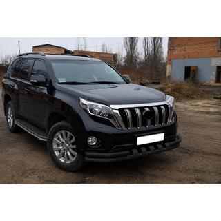 Frontschutzbügel F3-31 Black (Edelstahl) Toyota Land Cruiser Prado 150 2009-2023 Foto 3