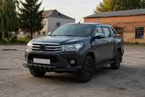 Toyota Hilux 2015- Frontschutzbügel F3-34 Black (Edelstahl) Foto 3