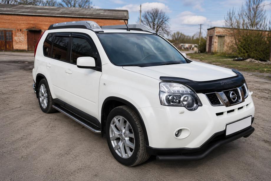 Nissan X-trail T31 2007-2014 Frontschutzbügel ST007 Black (Edelstahl) Foto 1