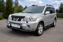 Nissan X-trail T30 2002-2007 Frontschutzbügel ST007 Black (Edelstahl) Foto 1