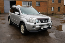 Nissan X-trail T30 2002-2007 Frontschutzbügel ST007 Black (Edelstahl) Foto 2