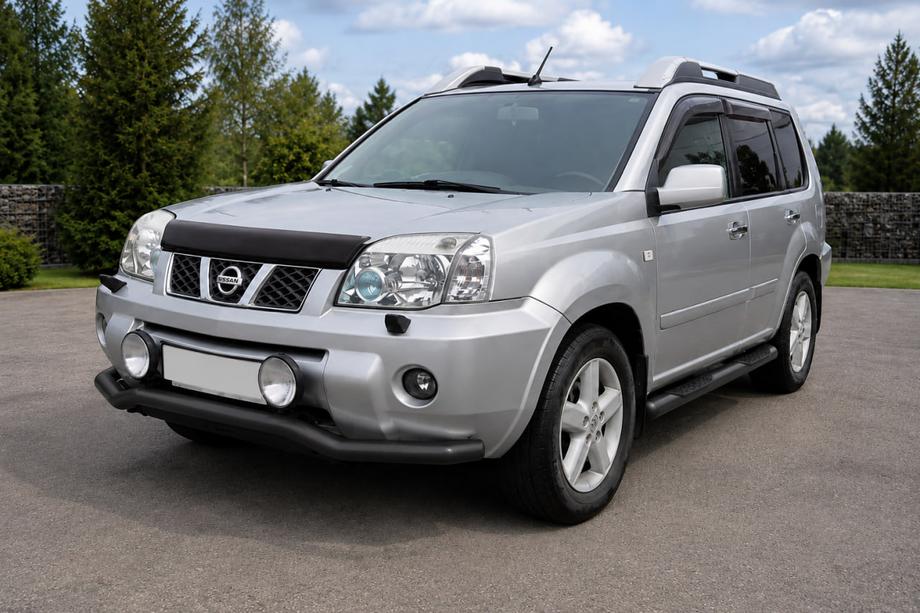 Nissan X-trail T30 2002-2007 Frontschutzbügel ST007 Black (Edelstahl) Image
