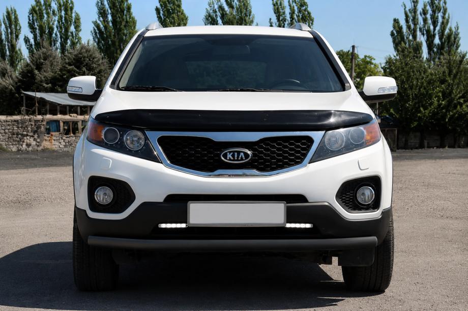 Kia Sorento II XM 2009-2014 Frontschutzbügel ST008 Black (2010-2013, Edelstahl) Image