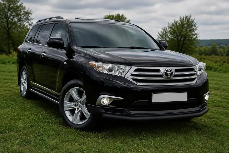 Toyota Highlander 2008-2013 Frontschutzbügel ST008 Black (2010-2013, Edelstahl) Foto 3