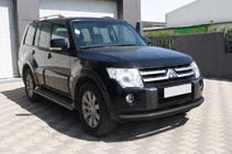 Mitsubishi Pajero Wagon III 1999-2006 Frontschutzbügel ST008 Black (Edelstahl) Foto 3